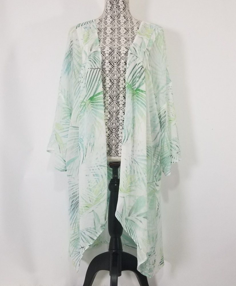 Chiffon kimono beach cover